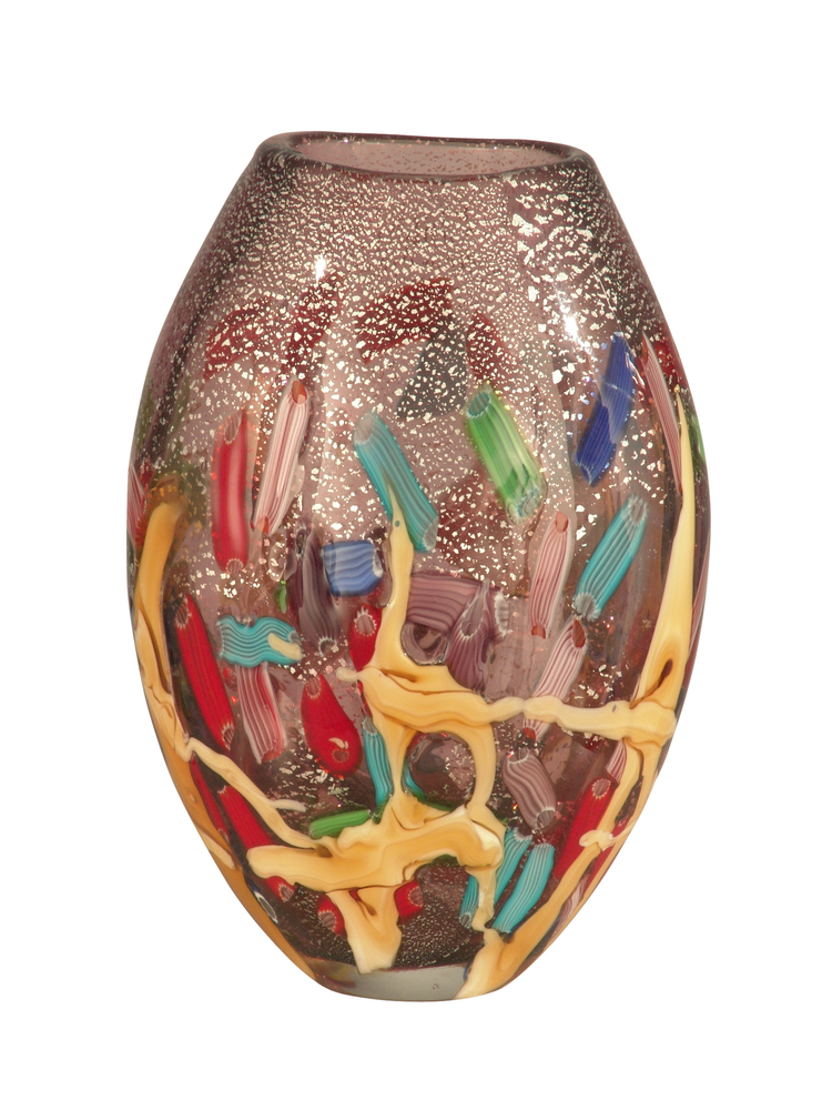 Nora Hand Blown Art Glass Vase