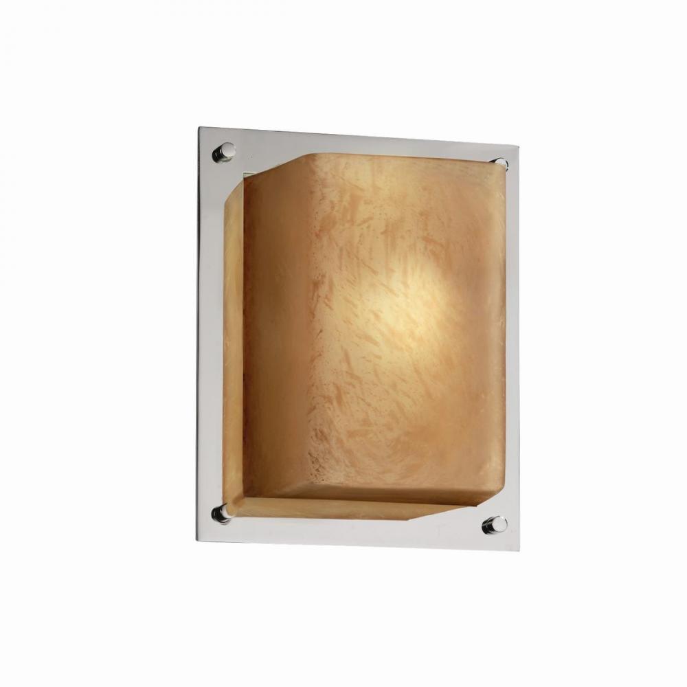 Framed w/ Rectangle Shades 1-Light Wall Sconce