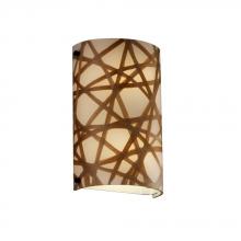 Justice Design Group 3FRM-5541-CONN-CROM - Finials Cylinder Wall Sconce (ADA)