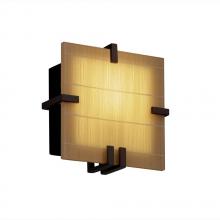 Justice Design Group 3FRM-5550-TAKE-CROM - Clips Square Wall Sconce (ADA)