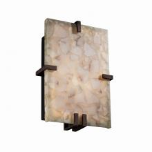 Justice Design Group ALR-5551-DBRZ - Clips Rectangle Wall Sconce (ADA)