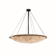 Justice Design Group ALR-9699-35-DBRZ - 60" Round Pendant Bowl w/ Ring