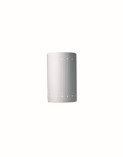 Justice Design Group CER-0990W-BIS - Small Cylinder w/ Perfs - Closed Top (Outdoor)