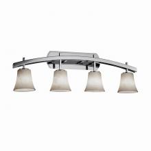 Justice Design Group CLD-8594-20-CROM - Archway 4-Light Bath Bar