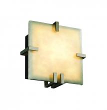 Justice Design Group CLD-5550-CROM - Clips Square Wall Sconce (ADA)