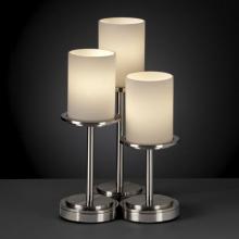 Justice Design Group FSN-8797-10-OPAL-DBRZ - Dakota 3-Light Table Lamp