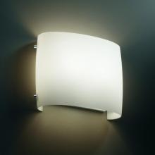 Justice Design Group FSN-8855-OPAL-CROM - ADA Wide Oval Wall Sconce