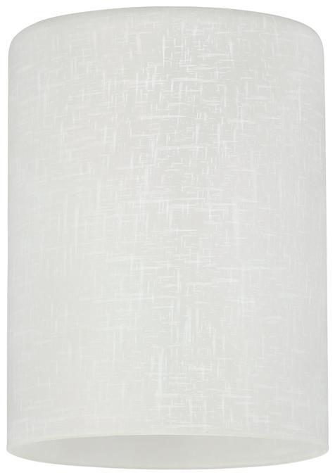 White Linen Cylinder Shade