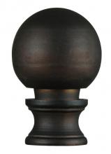 Westinghouse 7000500 - Classic Ball Lamp Finial Oil Rubbed Bronze Finish