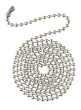 Westinghouse 7723800 - 3 Ft. Beaded Chain with Connector Brushed Nickel Finish