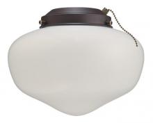 Westinghouse 7784600 - LED Schoolhouse Ceiling Fan Light Kit Oil Rubbed Bronze Finish White Opal Glass