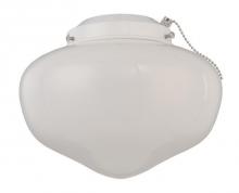 Westinghouse 7785300 - LED Schoolhouse Ceiling Fan Light Kit White Finish White Opal Glass