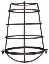 Westinghouse 8503300 - Oil Rubbed Bronze Finish Cage Shade with Closed Bottom
