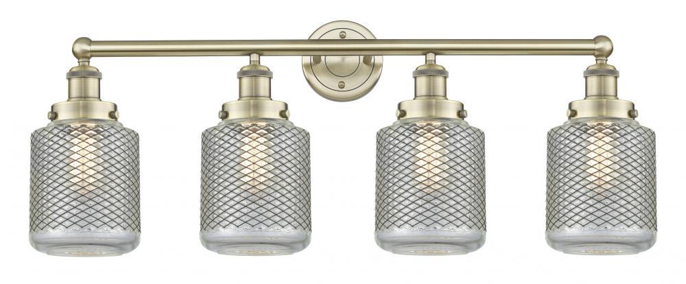 Stanton - 4 Light - 33 inch - Antique Brass - Bath Vanity Light