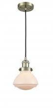 Innovations Lighting 201C-AB-G321 - Olean - 1 Light - 7 inch - Antique Brass - Cord hung - Mini Pendant