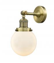 Innovations Lighting 203-AB-G201-6 - Beacon - 1 Light - 6 inch - Antique Brass - Sconce