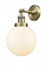 Innovations Lighting 203-AB-G201-8 - Beacon - 1 Light - 8 inch - Antique Brass - Sconce