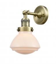 Innovations Lighting 203-AB-G321 - Olean - 1 Light - 7 inch - Antique Brass - Sconce