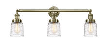 Innovations Lighting 205-AB-G513 - Bell - 3 Light - 30 inch - Antique Brass - Bath Vanity Light