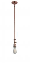 Innovations Lighting 206-AC - Bare Bulb - 1 Light - 3 inch - Antique Copper - Stem Hung - Mini Pendant