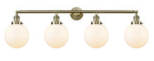 Innovations Lighting 215-AB-G201-8 - Beacon - 4 Light - 44 inch - Antique Brass - Bath Vanity Light
