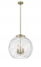 Innovations Lighting 221-3S-AB-G1215-18 - Athens Water Glass - 3 Light - 18 inch - Antique Brass - Cord hung - Pendant