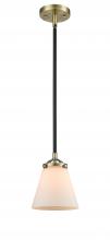 Innovations Lighting 284-1S-BAB-G61 - Cone - 1 Light - 6 inch - Black Antique Brass - Cord hung - Mini Pendant