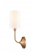 Innovations Lighting 372-1W-BB-S1 - Giselle - 1 Light - 5 inch - Brushed Brass - Sconce