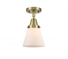Innovations Lighting 447-1C-AB-G61 - Cone - 1 Light - 6 inch - Antique Brass - Flush Mount