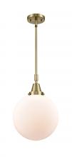 Innovations Lighting 447-1S-AB-G201-10 - Beacon - 1 Light - 10 inch - Antique Brass - Mini Pendant