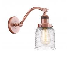 Innovations Lighting 515-1W-AC-G513 - Bell - 1 Light - 5 inch - Antique Copper - Sconce