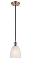 Innovations Lighting 516-1P-AC-G441 - Brookfield - 1 Light - 6 inch - Antique Copper - Cord hung - Mini Pendant