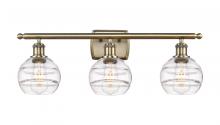 Innovations Lighting 516-3W-AB-G556-6CL - Rochester - 3 Light - 26 inch - Antique Brass - Bath Vanity Light