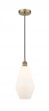 Innovations Lighting 616-1P-AB-G651-7 - Cindyrella - 1 Light - 7 inch - Antique Brass - Cord hung - Mini Pendant