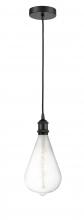 Innovations Lighting 616-1P-BK-BB164LED - Edison - 1 Light - 7 inch - Matte Black - Cord hung - Mini Pendant