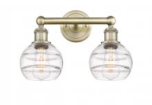 Innovations Lighting 616-2W-AB-G556-6CL - Rochester - 2 Light - 15 inch - Antique Brass - Bath Vanity Light