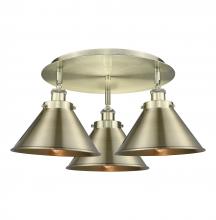 Innovations Lighting 916-3C-AB-M10-AB - Ballston Urban - 3 Light - 20 inch - Antique Brass - Flush Mount