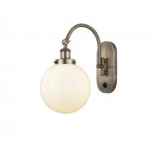 Innovations Lighting 918-1W-AB-G201-8 - Beacon - 1 Light - 8 inch - Antique Brass - Sconce