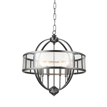 CWI Lighting 9916P28-8-213 - Quinn 8 Light Up Chandelier With Gray Finish
