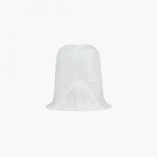 Capital G223 - White Faux Alabaster Glass