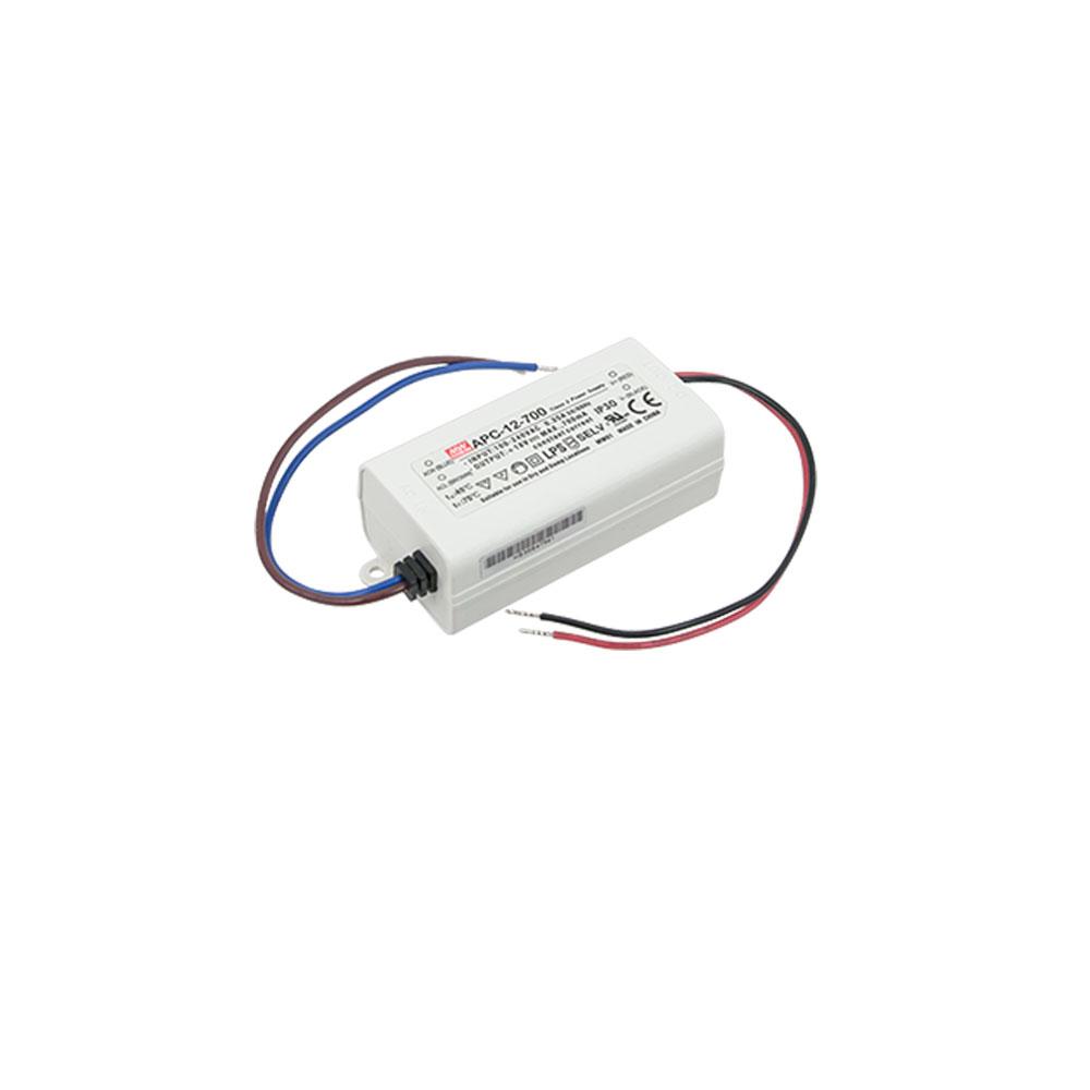 Hardwire constant current (700mA) LED driver, 1-12 watts, Not dimmable