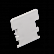American Lighting PE-PAVER-END - END CAP FOR PAVER EXTRUSION, WHITE PLASTIC