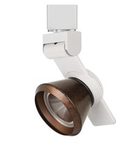 CAL Lighting HT-999WH-CONERU - 12W Dimmable integrated LED Track Fixture, 750 Lumen, 90 CRI