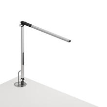 Koncept Inc AR1100-WD-SIL-GRM - Z-Bar Solo mini Desk Lamp with grommet mount (Warm Light; Silver)
