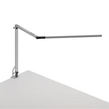 Koncept Inc AR3000-WD-SIL-2CL - Z-Bar Desk Lamp with two-piece desk clamp (Warm Light, Silver)