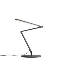 Koncept Inc AR3200-WD-MBK-DSK - Z-Bar slim Desk Lamp with base (Warm Light; Metallic Black)