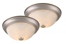 Vaxcel International CC45313BN - Twin Pack 13-in Flush Mount Ceiling Light Brushed Nickel