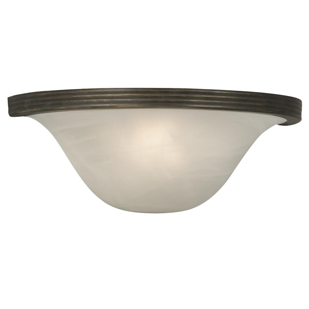 Wall Sconce - Oil Rubbed Bronze w/ Marbled Glass