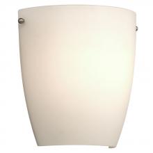 Galaxy Lighting 200301-113EB - Wall Sconce - in Brushed Nickel finish with Satin White Glass