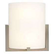 Galaxy Lighting 212430BN 226EB - Wall Sconce - in Brushed Nickel finish with Frosted White Glass